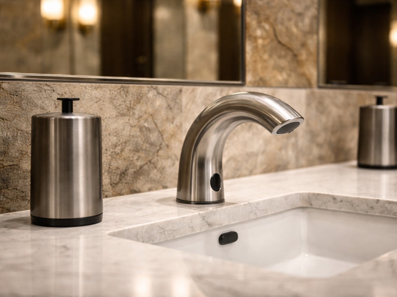 GCC hospitality and healthcare projects with telemetry-enabled, finish-matched touchless fixtures
